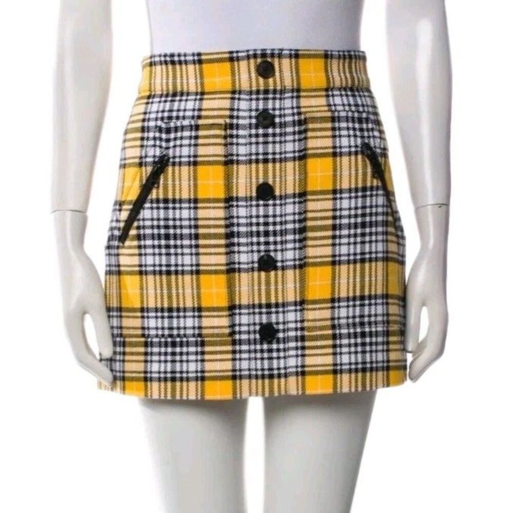 Veronica Beard Plaid Mini Skirt Clueless Cher Academia Preppy Library SZ 10 - Picture 2 of 16